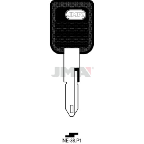 Chei Otel Plastic Negru NE-38.P1
